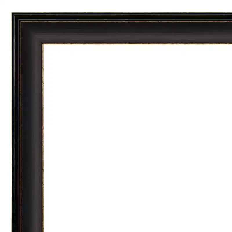 20.5" x 24.5" Rectangle Beveled Wall Mirror – Oil Rubbed Bronze Polystyrene Frame
