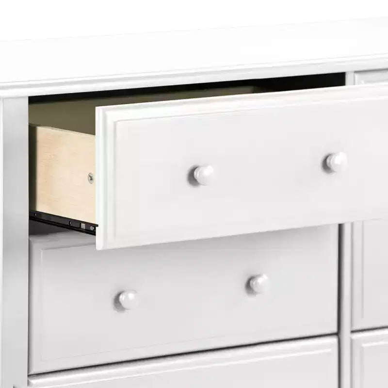 6-Drawer Double Wide Dresser – Pine Wood, 48"Dx18.75"Wx32"H, GREENGUARD Gold Certified