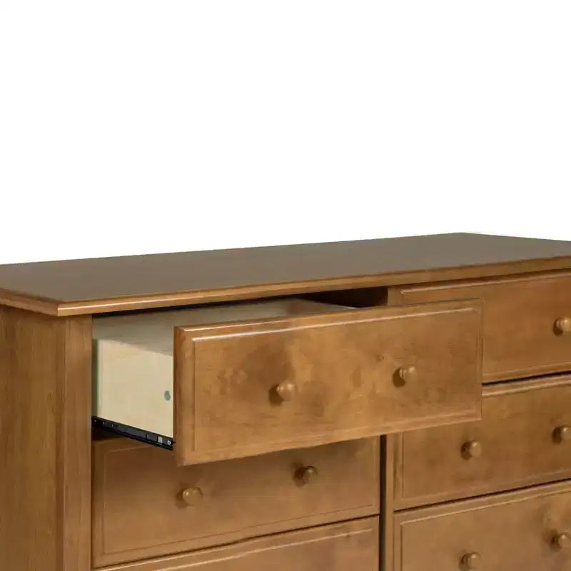 6-Drawer Double Wide Dresser – Pine Wood, 48"Dx18.75"Wx32"H, GREENGUARD Gold Certified