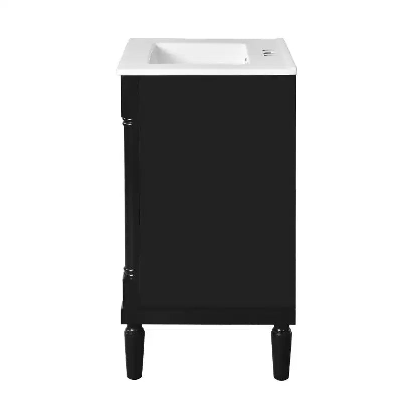 Mobile Bagno da 60 cm con Lavandino e Mobiletto Contenitore