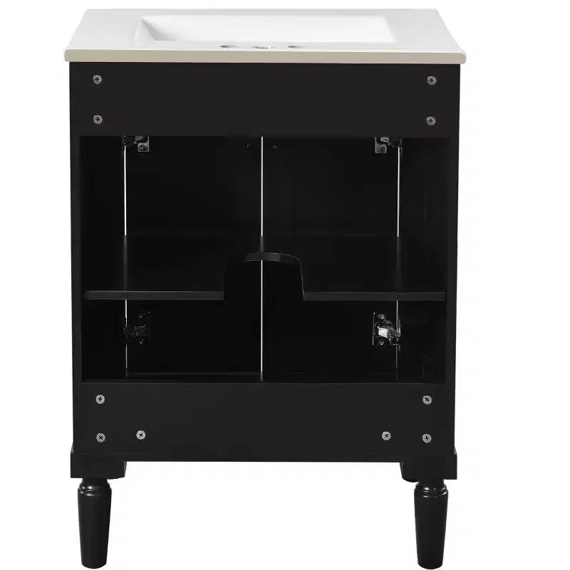 Mobile Bagno da 60 cm con Lavandino e Mobiletto Contenitore