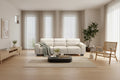 89 inch living room sofa, 3-seater sofa with wide armrests and deep seats, comfortable 3-layer sofa, sofa with detachable and washable lid