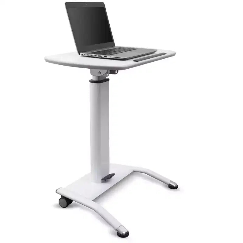 Leggio/podio per laptop e oratore ad altezza regolabile pneumaticamente con inclinazione – 64,8 cm L, 71,1–108 cm H