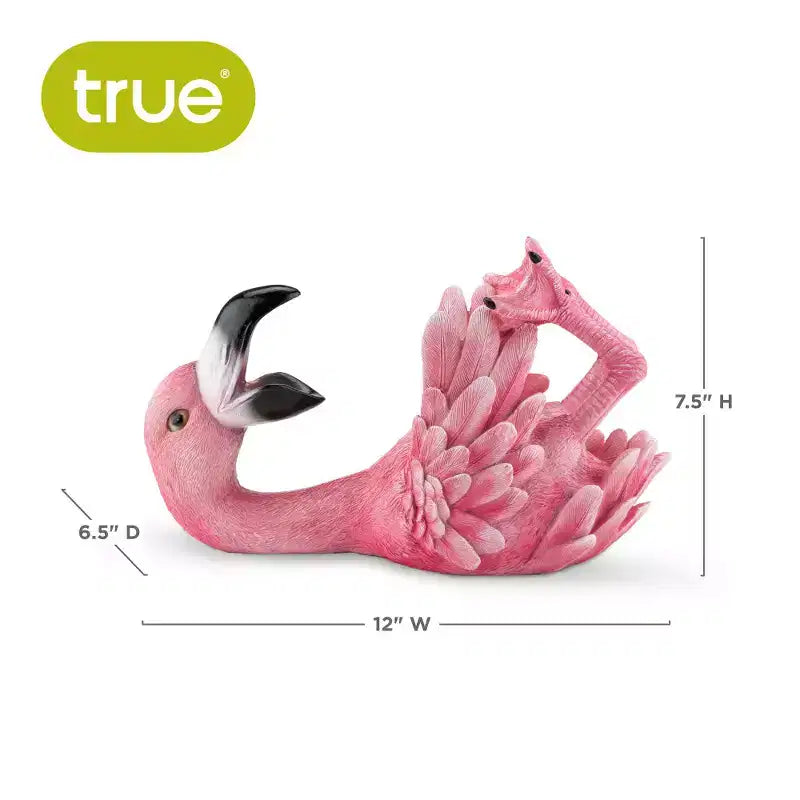 Flamingo Polyresin Wine Bottle Holder