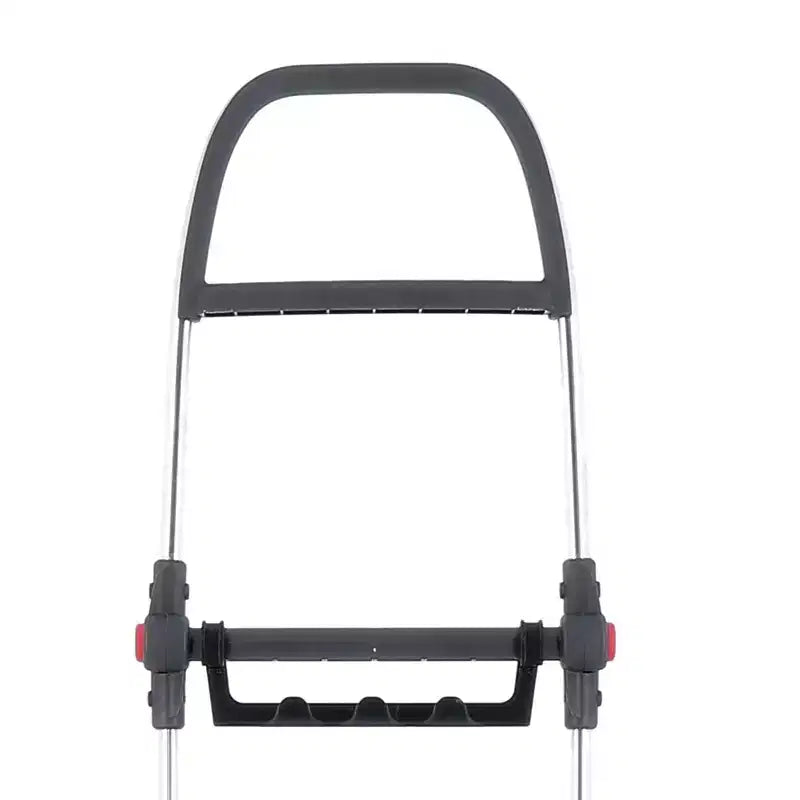 Carrello per la spesa pieghevole a 4 ruote – 2 ruote girevoli, poliestere, 105 cm A x 39,5 cm L x 32,5 cm P