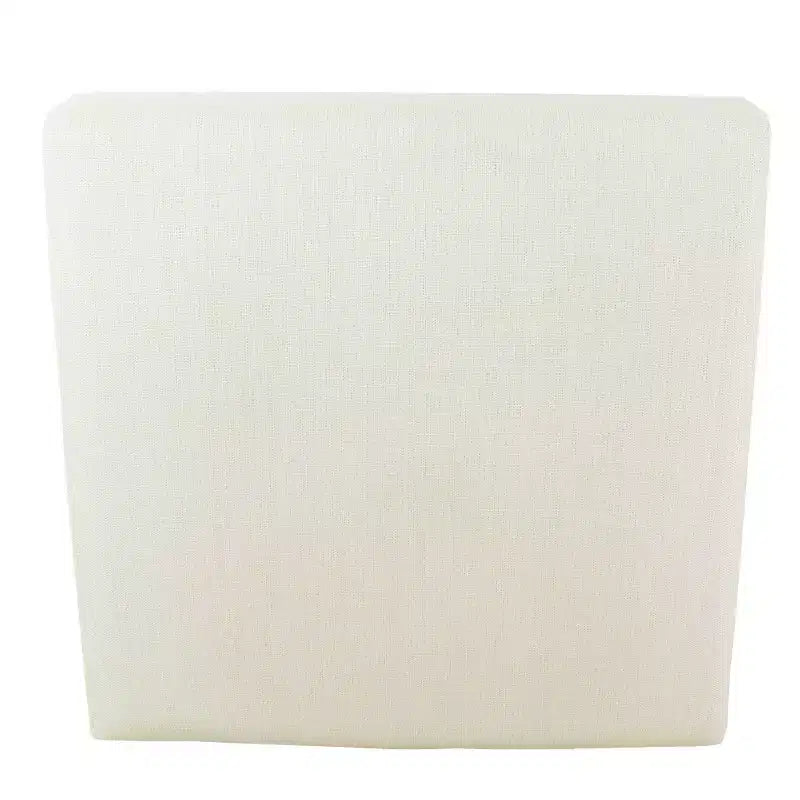 Pouf/Tavolino Quadrato – 91x91x46 cm, Tessuto Intrecciato Antimacchia, Capacità 113 kg