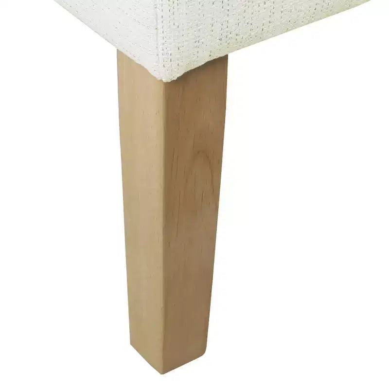Pouf/Tavolino Quadrato – 91x91x46 cm, Tessuto Intrecciato Antimacchia, Capacità 113 kg